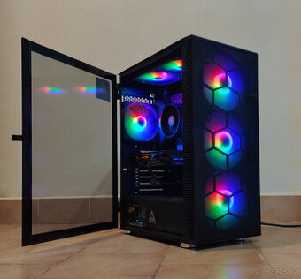 Herní počítač s RTX 2060, Ryzen 5 3600, B450 AM4, Windows 11
