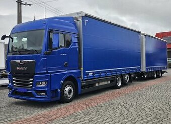 MAN TGX 26.470 6x2 - velkoobjemová souprava průjezdná