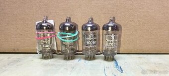 Ecc82 / 12AU7 Siemens strieborné platne par