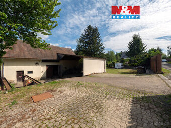 Prodej pozemku k bydlení, 1100 m²+ dílna, Strančice, Sklenka