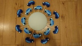 Dětské stropni světlo VIKI s autíčky - 1