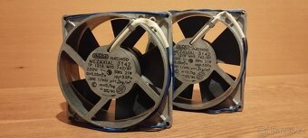 2 ventilátory 135mm MEZAXIAL 3142 220V/21W hliník / plast