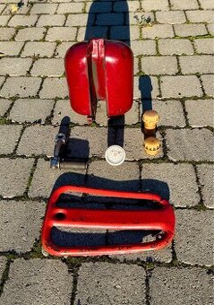 Jawa 50 pařez, pionýr, fichtl - díly