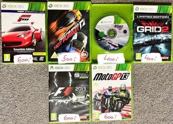 Závodní hry na Xbox 360