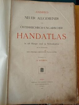 Atlas světa a Rakouska-Uherska z roku 1904
