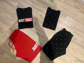 Chlapecký letní set kraťasy a trika vel. XS nebo cca 164