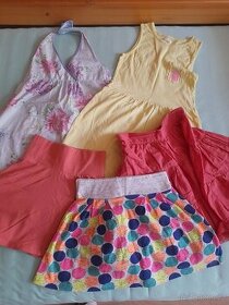 Dívčí letní šaty a sukně vel. 122/128
