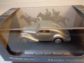 Abrex model 1/43 Škoda Popular Sport - Monte Carlo