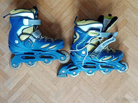 Dětské kolečkové brusle Stream new - stavitelné 32-35