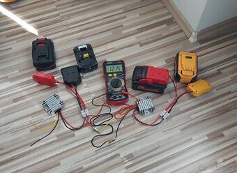 DC měnič s chlazením, napětí z 18V až 36V na 12V-10A,nový.