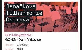 Klusymfonie 3.4. Ostrava - 2 vstupenky
