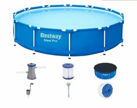 Nový bazén Bestway Steel Pro s filtrací