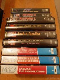 VHS originální videokazety z 90. let