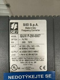 Frekvenční měniče QUIX F-2M-0007-M