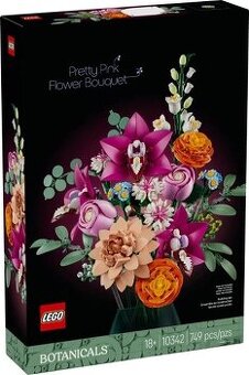 LEGO Botanicals 10342 Krásná kytice růžových květin