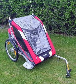 CHARIOT CX 2 - odpružený dětský vozík za kolo - velmi zachov