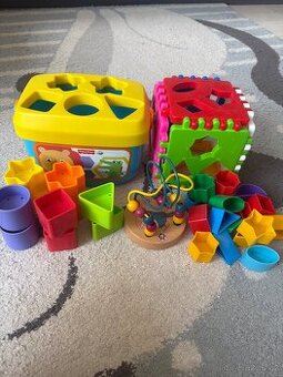 Fisher Price vkládačka + další dvě hračky