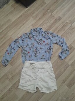 Mango bílé džínové šortky vel. 38