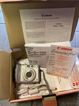 Prodám fotoaparát Canon PS A520