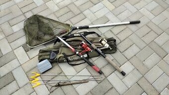 Rybářské pruty a vybavení. Velmi levně