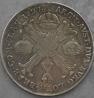 Strieborný križový Toliar - František II. 1797 H