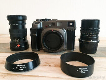 Mamiya 7 + 150mm L 14.5 + 65mm L 14 + sluneční clony - velmi - 1