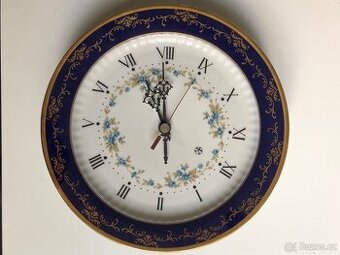 Prodám nástěnné porcelánové hodiny