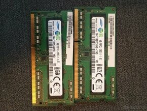 2x Samsung paměť RAM 4GB DDR3