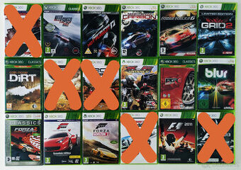 Závodní hry na Xbox 360 ------PRAHA------