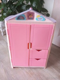 Baby born šatní skříň na oblečky pro panenku