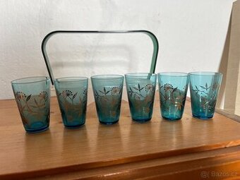 Skleněné panáky ze 70. let