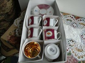 Kávové čajové soupravy 6+6.