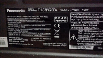 Prodám TV Panasonic Viera TH-37PX70EA