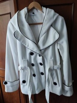 Dámský krátký kabátek v. L s odepínací kapucí