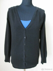 Dámský svetr rozepínací - černý