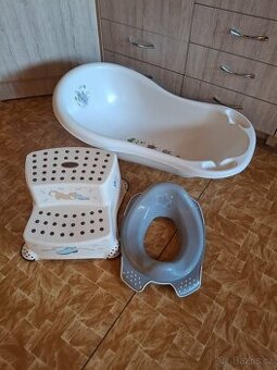 Vanička, schodeček, sedátko na WC