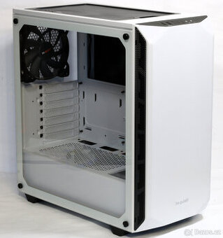 PC skříň e QUiet Shadow Base Bílá edice - luxusní stav