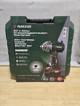 PARKSIDE Aku rázový utahovák PASSK 20-Li C4, 4 Ah