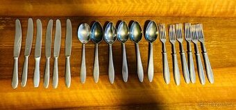 Starožitné nerezové příbory Sandrik