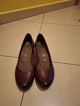 Dámské kožené lodičky. - 1