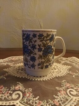 RETRO HRNEK - MODRÉ KYTIČKY - CHINA /12271/