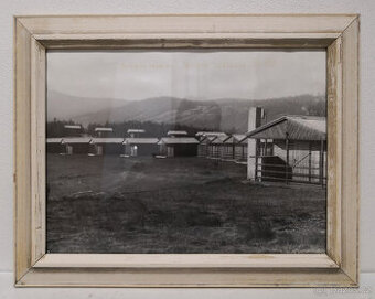 Obraz historická fotografia Výcvikové stredisko - Chatova zá