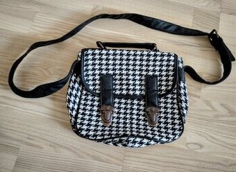 Kabelka se vzorem kohoutí stopa - houndstooth