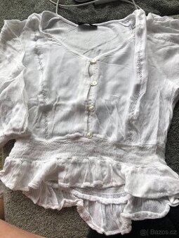 Cropped halenka bílá , s/xs