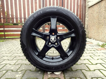 ZIMNÍ ALU 16" 5x112 pneu 215/60R16 pěkný stav