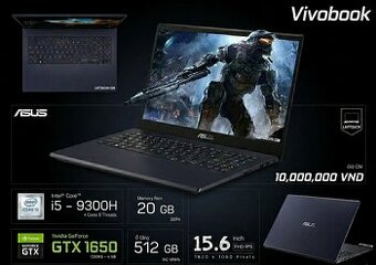 Herni Asus, 16GB RAM, Nvme disk / GTX 1650 ( RTX 2050 )