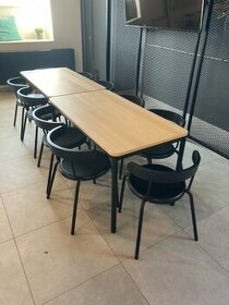 Stůl, antracit, 130x70 cm