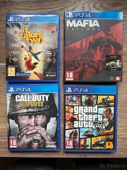 Prodám hry na PS4