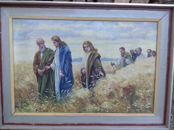 Malovaný obraz Fr.Červený 1965