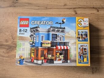Krabice od Lego Creator 31050 Občerstvení na rohu